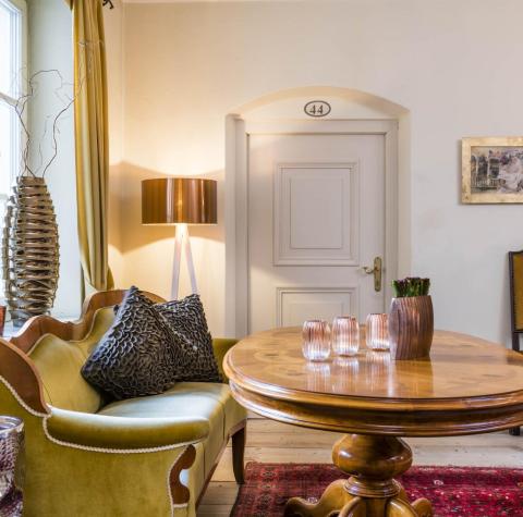 Ein Zimmer im Hotel Stafler