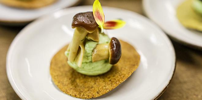 una creazione gourmet