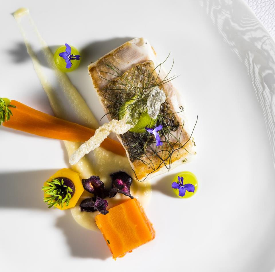 A skillfully arranged dish