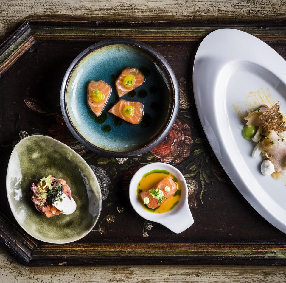 Various dishes