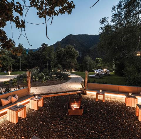 Il giardino dell’Hotel Stafler