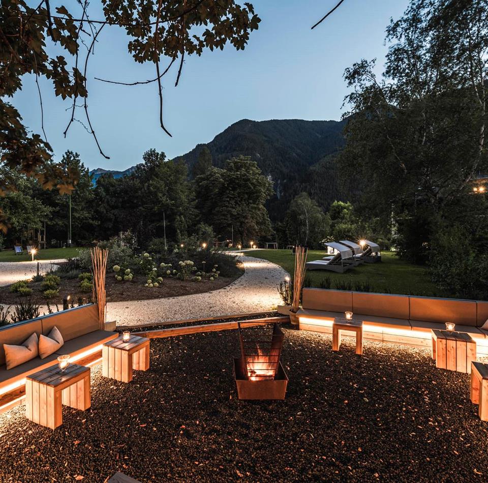 Il giardino dell’Hotel Stafler