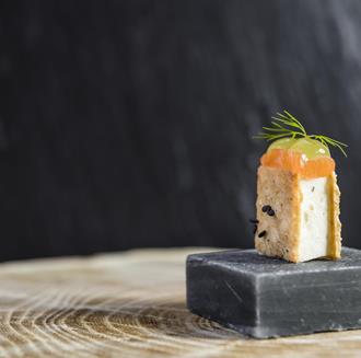 An artfully presented dish