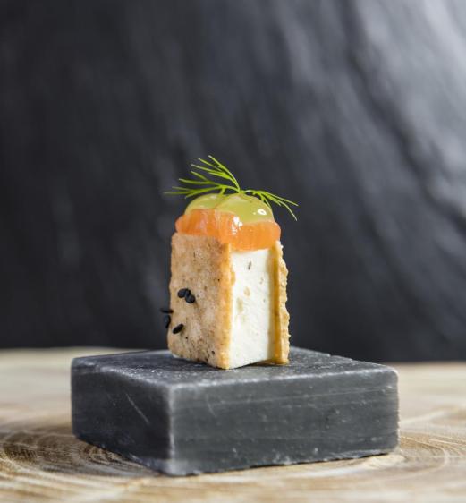 An artfully presented dish