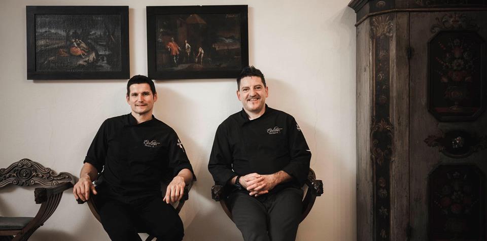 Peter Girtler with a chef