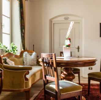 Una camera presso l'Hotel Stafler