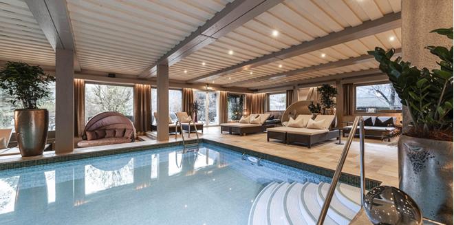 Swimming pool at Hotel Stafler