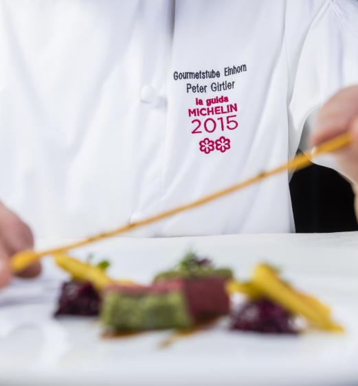 Peter Girtler prepares a dish