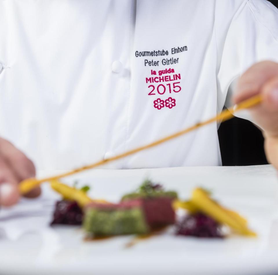 Peter Girtler prepares a dish