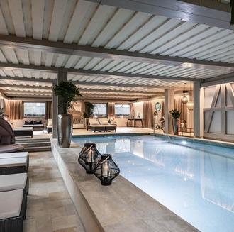 Swimming pool at Hotel Stafler