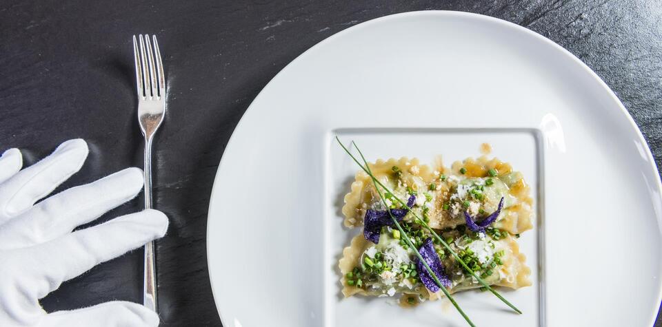 An artfully presented dish