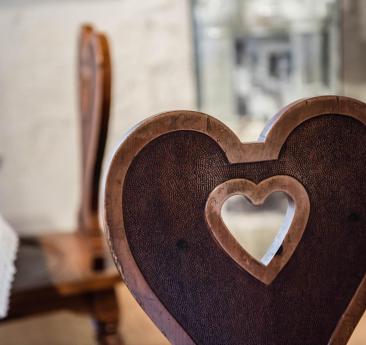 A chair in the Stafler Hotel
