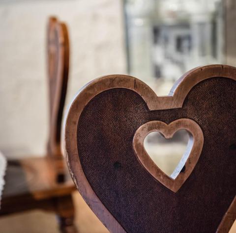 A chair in the Stafler Hotel