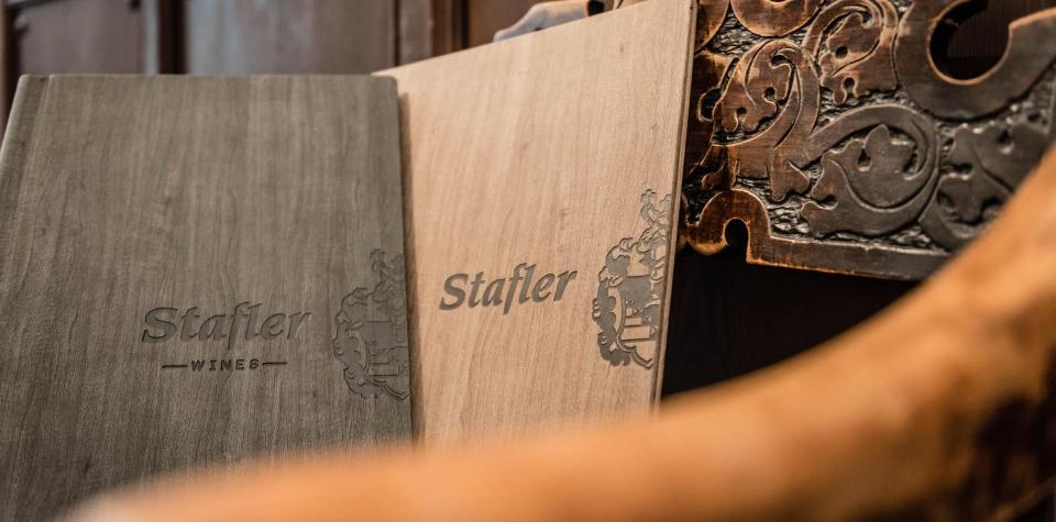 Weinkarte des Hotel Staflers