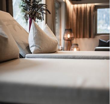 Ruheraum im Hotel Stafler