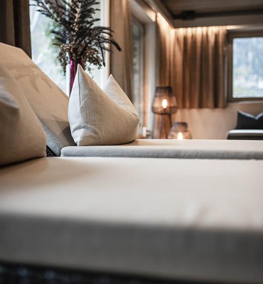 Sala relax dell’Hotel Stafler