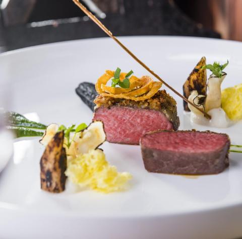 An artfully presented dish