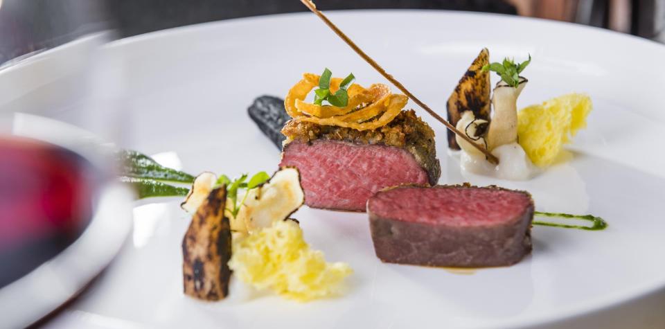 An artfully presented dish