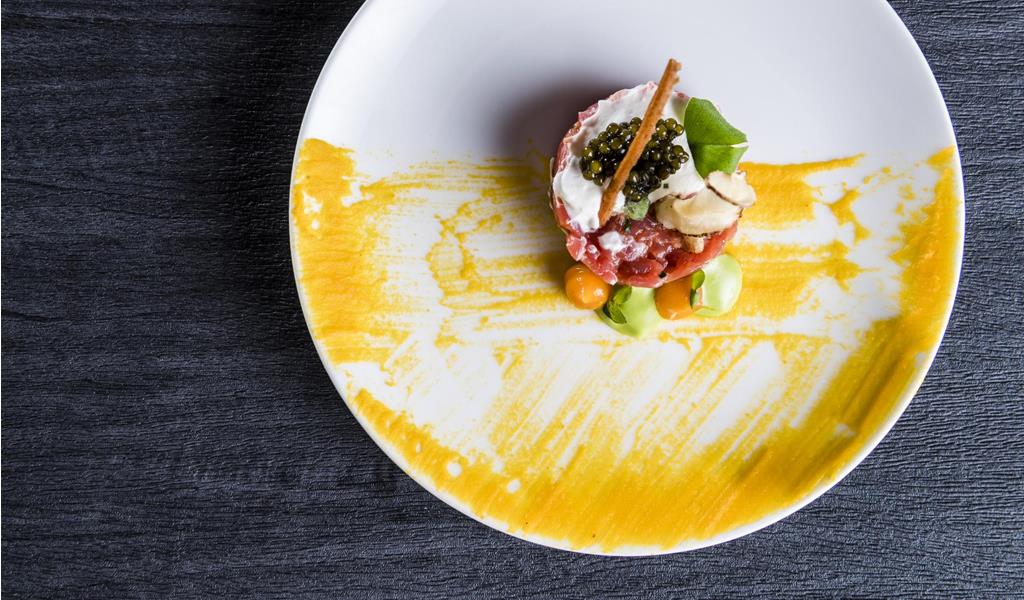 A carefully crafted dish