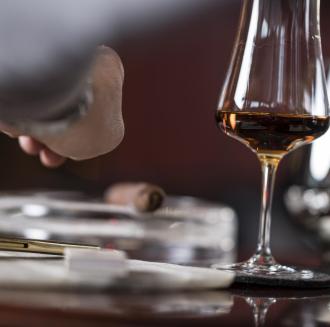 Un bicchiere di liquore