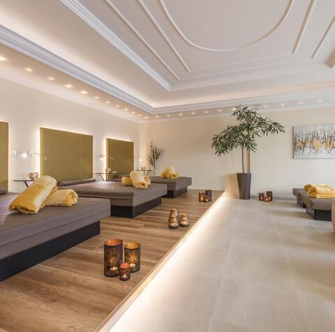 Sala relax dell’Hotel Stafler
