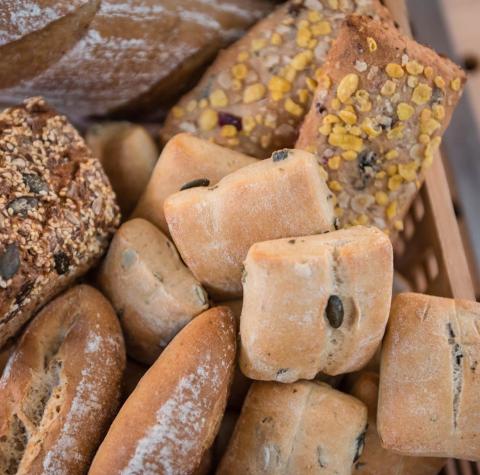 Various kinds of bread