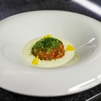 Ein liebevoll präsentiertes Gericht