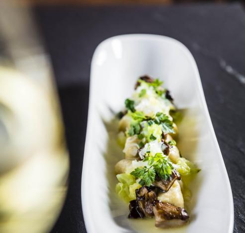 An artfully presented dish