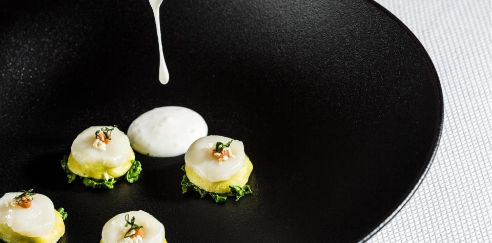 A skillfully arranged dish