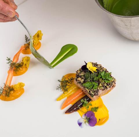 A carefully crafted dish