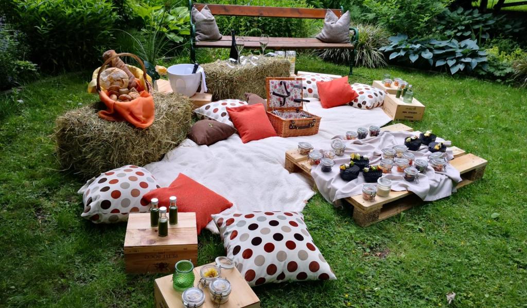 Un picnic nel bosco