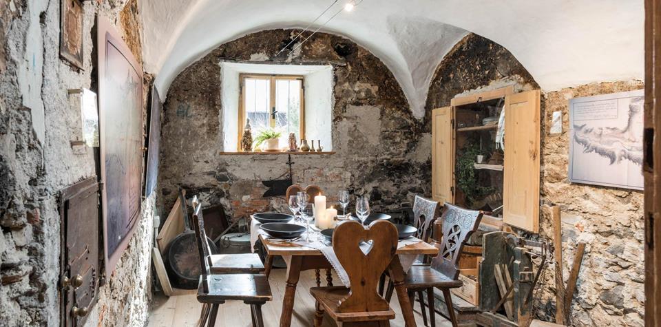 Ein gedeckter Tisch im Kramerhaus