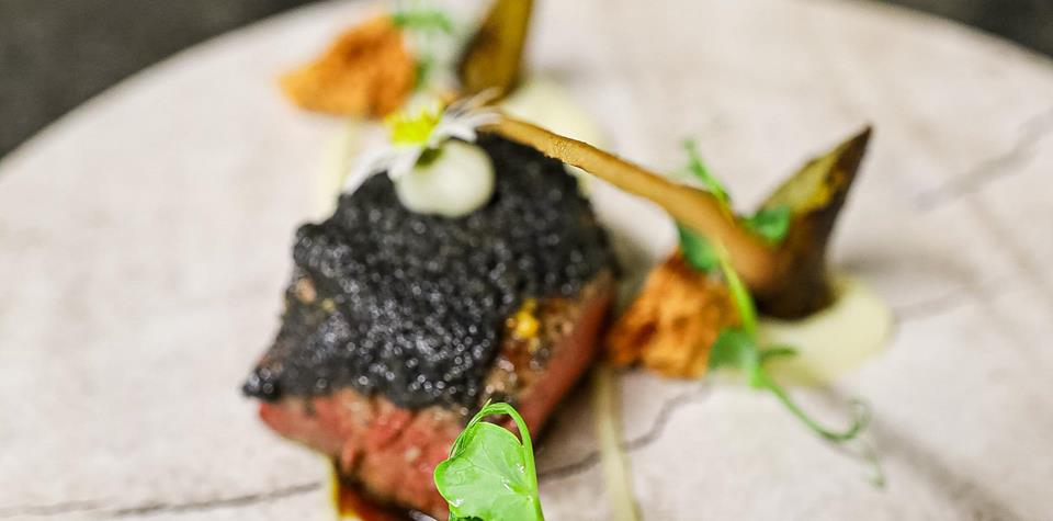 una creazione gourmet