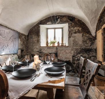 Ein gedeckter Tisch im Kramerhaus