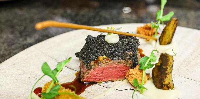 una creazione gourmet