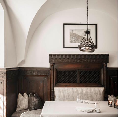 Die Stube des Hotels Stafler