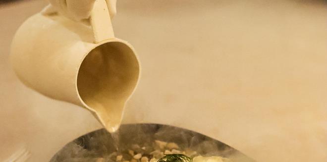 una composizione dello chef