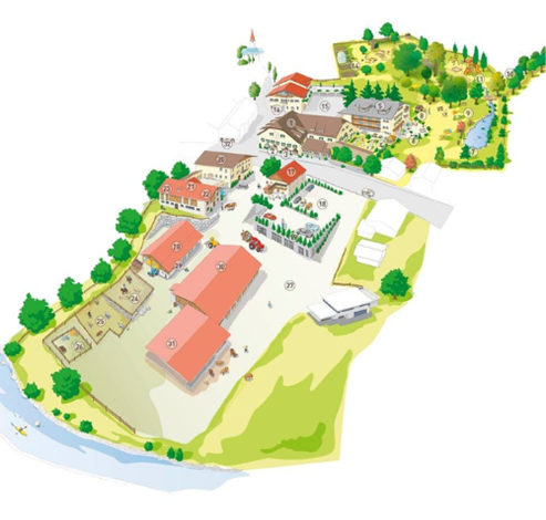 Lageplan vom Hotel Stafler
