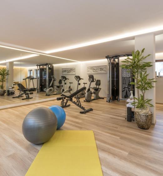 Fitnessraum im Hotel Stafler