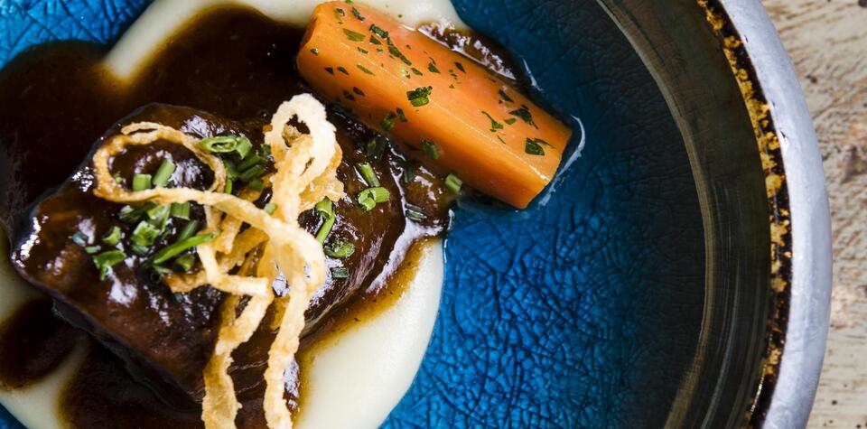 Ein sorgfältig angerichtetes Gericht