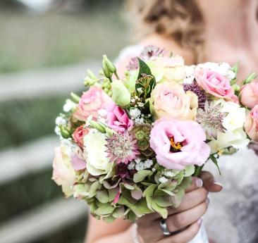 A bouquet of flowers